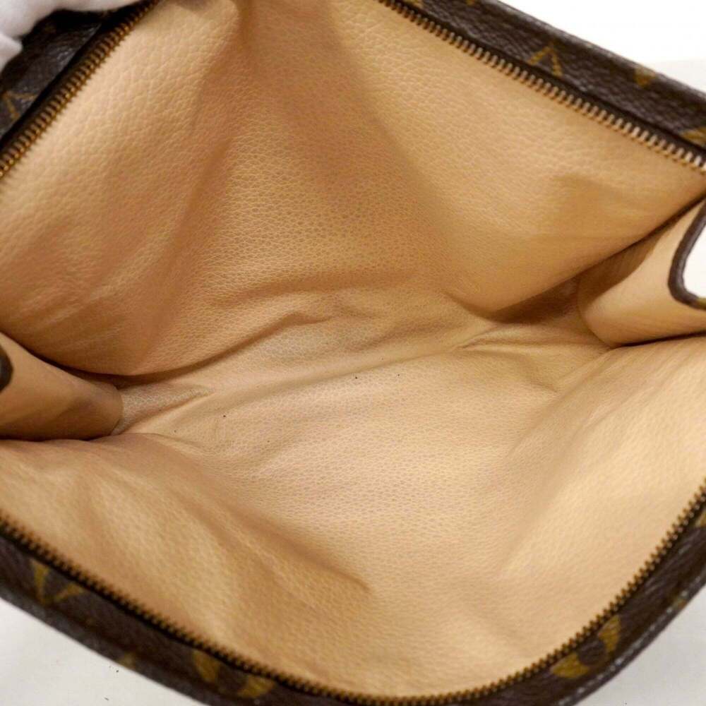 LOUIS VUITTON Authentic Brown Monogram Pochette Pouch - Picture 4 of 9